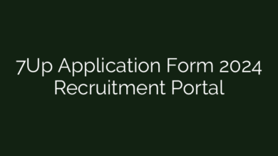 7Up Application Form 2024 Recruitment Portal