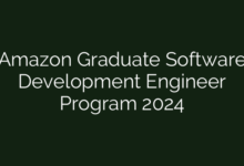 Amazon Graduate Software Development Engineer Program 2024