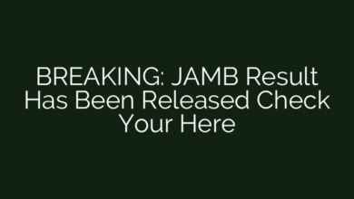 BREAKING: JAMB Result Has Been Released Check Your Here