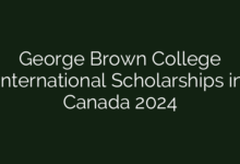 George Brown College International Scholarships in Canada 2024
