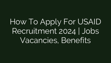 How To Apply For USAID Recruitment 2024 | Jobs Vacancies, Benefits
