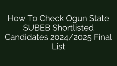How To Check Ogun State SUBEB Shortlisted Candidates 2024/2025 Final List