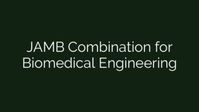 JAMB Combination for Biomedical Engineering