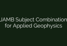 JAMB Subject Combination for Applied Geophysics