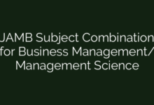 JAMB Subject Combination for Business Management/ Management Science