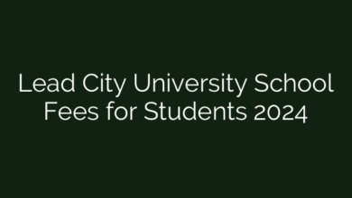 Lead City University School Fees for Students 2024