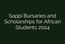 Sappi Bursaries and Scholarships for African Students 2024