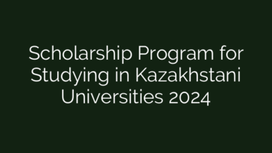 Scholarship Program for Studying in Kazakhstani Universities 2024