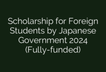 Scholarship for Foreign Students by Japanese Government 2024 (Fully-funded)