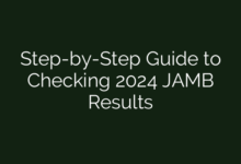Step-by-Step Guide to Checking 2024 JAMB Results