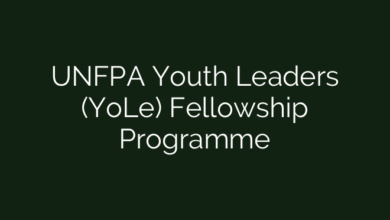 UNFPA Youth Leaders (YoLe) Fellowship Programme