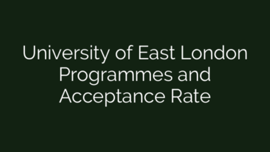 University of East London Programmes and Acceptance Rate