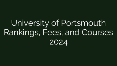 University of Portsmouth Rankings, Fees, and Courses 2024