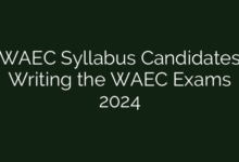 WAEC Syllabus Candidates Writing the WAEC Exams 2024