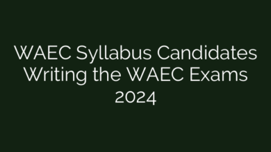 WAEC Syllabus Candidates Writing the WAEC Exams 2024