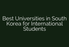 Best Universities in South Korea for International Students