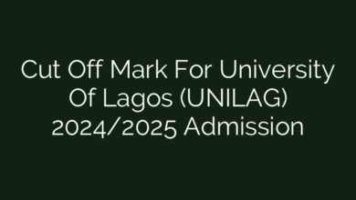 Cut Off Mark For University Of Lagos (UNILAG) 2024/2025 Admission