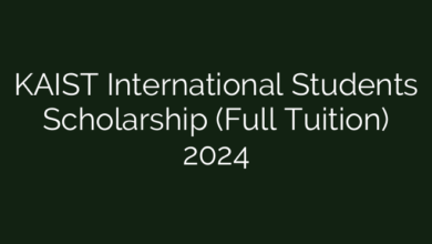 KAIST International Students Scholarship (Full Tuition) 2024