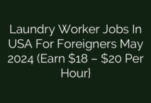 Laundry Worker Jobs In USA For Foreigners May 2024 (Earn $18 – $20 Per Hour}