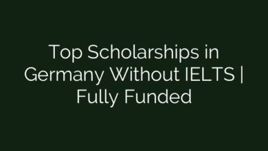 Top Scholarships in Germany Without IELTS | Fully Funded