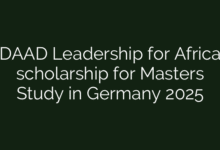 DAAD Leadership for Africa scholarship for Masters Study in Germany 2025