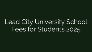 Lead City University School Fees for Students 2025