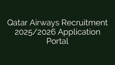 Qatar Airways Recruitment 2025/2026 Application Portal