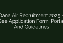 Dana Air Recruitment 2025 – See Application Form, Portal And Guidelines