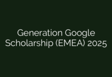 Generation Google Scholarship (EMEA) 2025