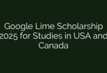 Google Lime Scholarship 2025 for Studies in USA and Canada
