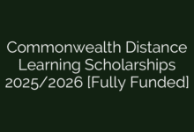 Commonwealth Distance Learning Scholarships 2025/2026 [Fully Funded]