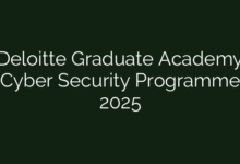 Deloitte Graduate Academy Cyber Security Programme 2025