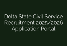 Delta State Civil Service Recruitment 2025/2026 Application Portal