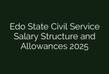 Edo State Civil Service Salary Structure and Allowances 2025