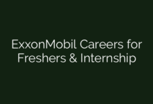 ExxonMobil Careers for Freshers & Internship