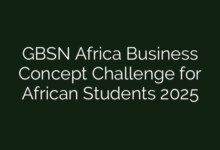 GBSN Africa Business Concept Challenge for African Students 2025