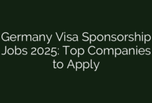 Germany Visa Sponsorship Jobs 2025: Top Companies to Apply