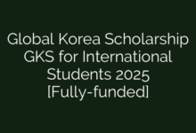 Global Korea Scholarship GKS for International Students 2025 [Fully-funded]
