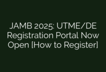 JAMB 2025: UTME/DE Registration Portal Now Open [How to Register]