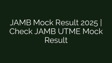 JAMB Mock Result 2025 | Check JAMB UTME Mock Result