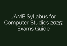 JAMB Syllabus for Computer Studies 2025: Exams Guide