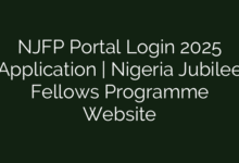 NJFP Portal Login 2025 Application | Nigeria Jubilee Fellows Programme Website