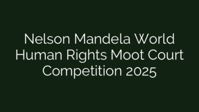 Nelson Mandela World Human Rights Moot Court Competition 2025
