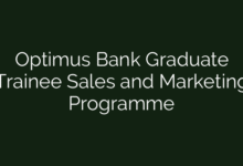 Optimus Bank Graduate Trainee Sales and Marketing Programme