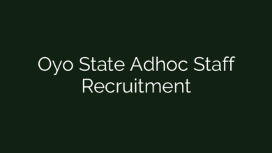 Oyo State Adhoc Staff Recruitment