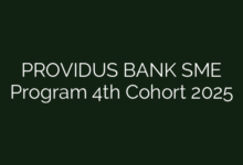 PROVIDUS BANK SME Program 4th Cohort 2025