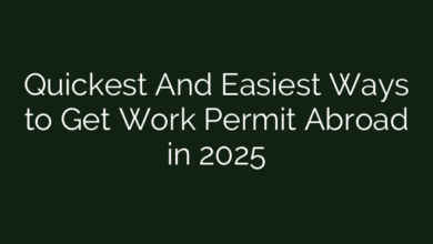Quickest And Easiest Ways to Get Work Permit Abroad in 2025