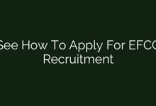 See How To Apply For EFCC Recruitment