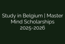 Study in Belgium | Master Mind Scholarships 2025-2026