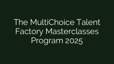 The MultiChoice Talent Factory Masterclasses Program 2025